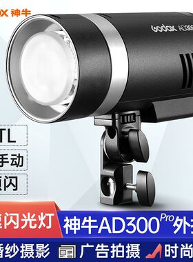 神牛AD300pro外拍灯口袋灯手持补光灯摄影灯外拍灯闪光灯便携式厂