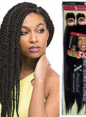 非洲脏辫编发3X Pre-stretched EZ Braiding Hair三件套厂家 厂家