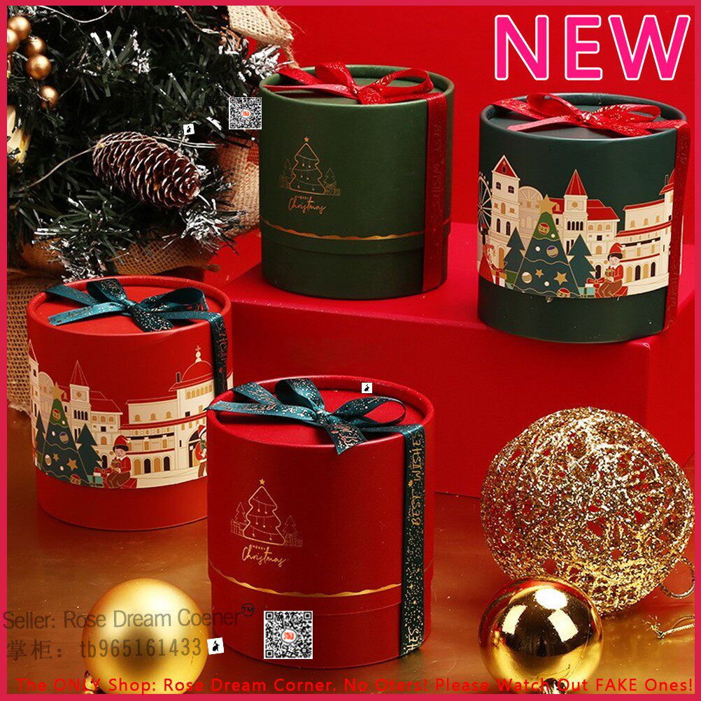 christmas apple candy packaging box new year gift packing