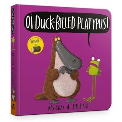 现货 进口英文原版 Oi Duck-billed Platypus Board Book 鸭嘴兽纸板书 儿童英语启蒙阅读绘本故事书