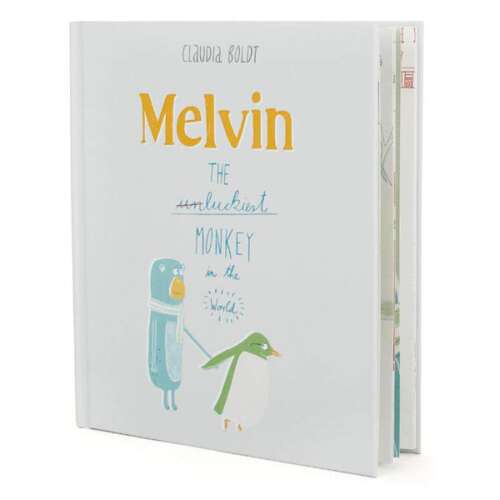 英文原版 Claudia Boldt：马文幸运的猴子 Melvin 儿童绘本 桥梁书 真正的友谊 创造自己 获奖童书 7~12岁 精装