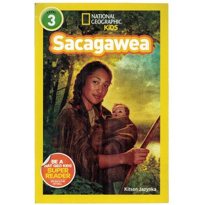 进口英文原版 国家地理分级阅读初阶 National Geographic Kids Level3 Sacagawea 儿童英语启蒙绘本