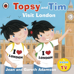 Visit London 托普西和蒂姆访问伦敦 Topsy 儿童英语阅读绘本图画书 Tim 进口英文原版 亲子睡前阅读故事书 and