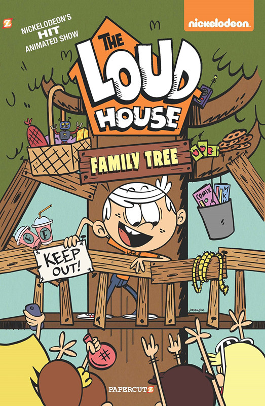进口英文原版 the loud house #4: family tree 《喧闹之家》第四集