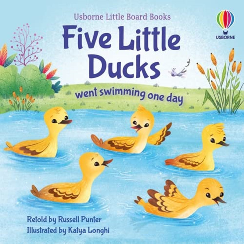 five little ducks went swimming one day 小纸板书系列:五只小鸭子