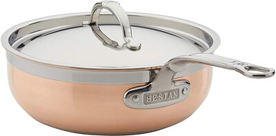美国代购Hestan CopperBond All-In-One Pan 多功能铜芯煎炒锅