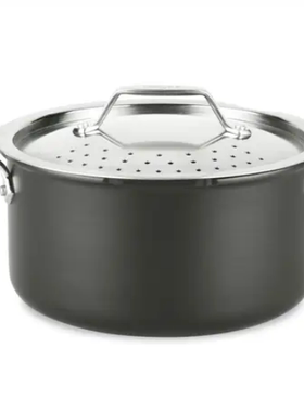 美国代购ALL CLAD Nonstick Multi-Pot 硬质氧化铝不粘锅滤水锅