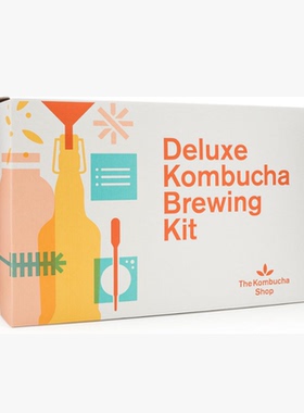 美国代购The Kombucha Shop Kombucha Starter Kit康普茶酿造套装