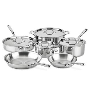 美国代购 Set不锈钢锅具套装 Pots Cookware clad all Pans