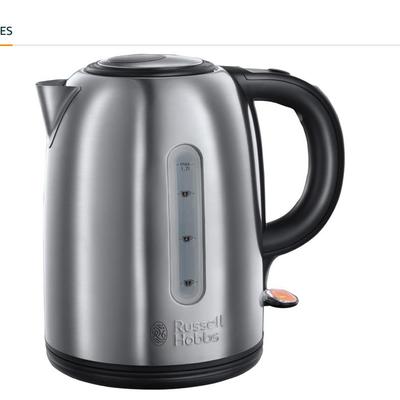 英国代购Russell Hobbs Electric Cordless Kettle不锈钢电热水壶