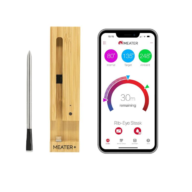 美国代购MEATER Plus Meat Thermometer 智能无线蓝牙烤肉温度计