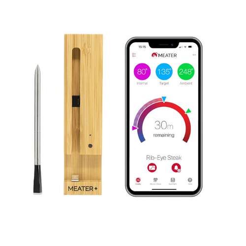 美国代购MEATER Plus Meat Thermometer 智能无线蓝牙烤肉温度计