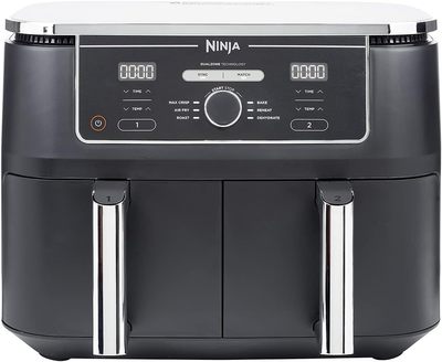 德国代购Ninja  Dual Zone AF400EU 6 合1 多功能双烤箱空气炸锅