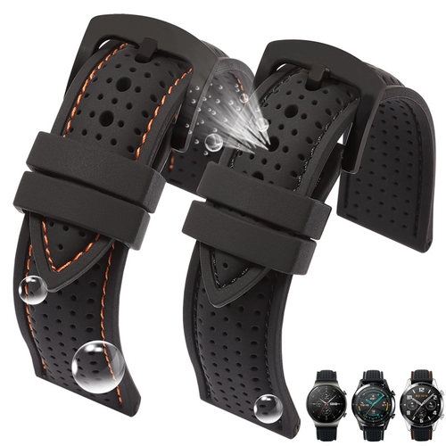 妙百年适用华为GT4/3硅胶手表带