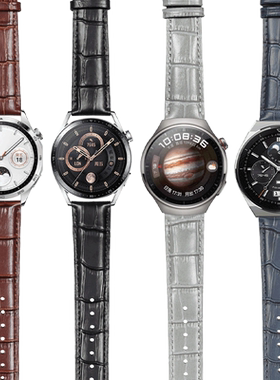 妙百年watchGT4/3/2真皮表带