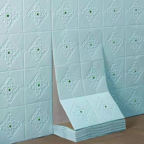 墙纸自粘加厚3d立体墙贴卧室温馨