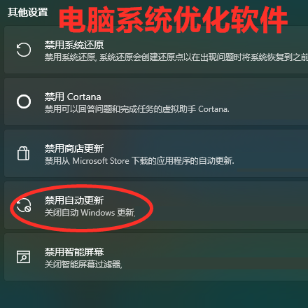 win10/win11电脑系统优化软件关闭自动更新卸载应用禁用Defender