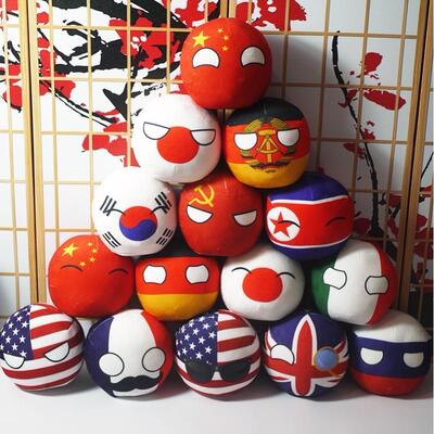 国家团子抱枕公仔玩偶挂件