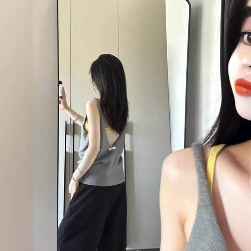 SL露背搭设计感2026外穿无袖内女