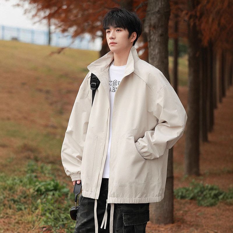 短反男士立领AS潮牌春秋季新款