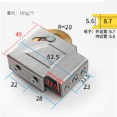 4个装 铝合金门窗滑轮推拉窗户滚轮玻璃移门轮子不锈钢轴承 90老式