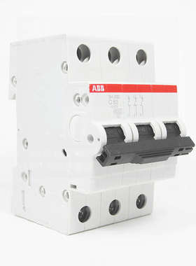 ABB断路器空气开关3P380V微断SH203三相16A20A25A32A40A63A总开关