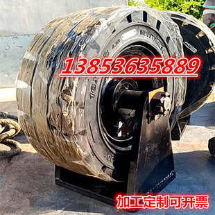 560叉车实心轮胎独轮车轴带轴 450 滚筒筛台车移动设备315 400