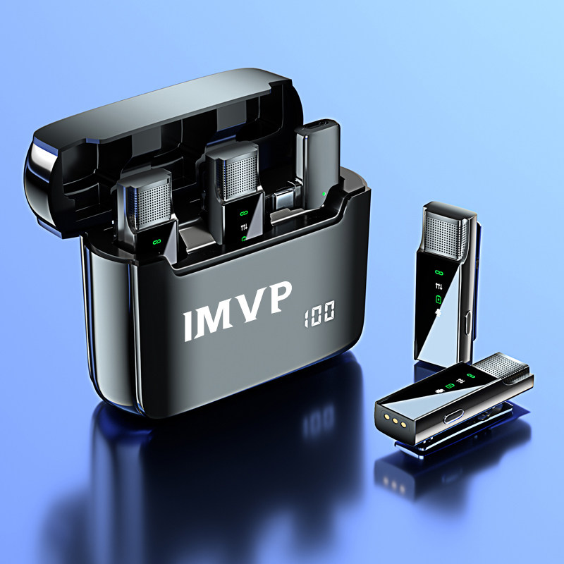 一拖四四人同时收音无线麦克风领夹式收音小蜜蜂手机抖音拍视频麦