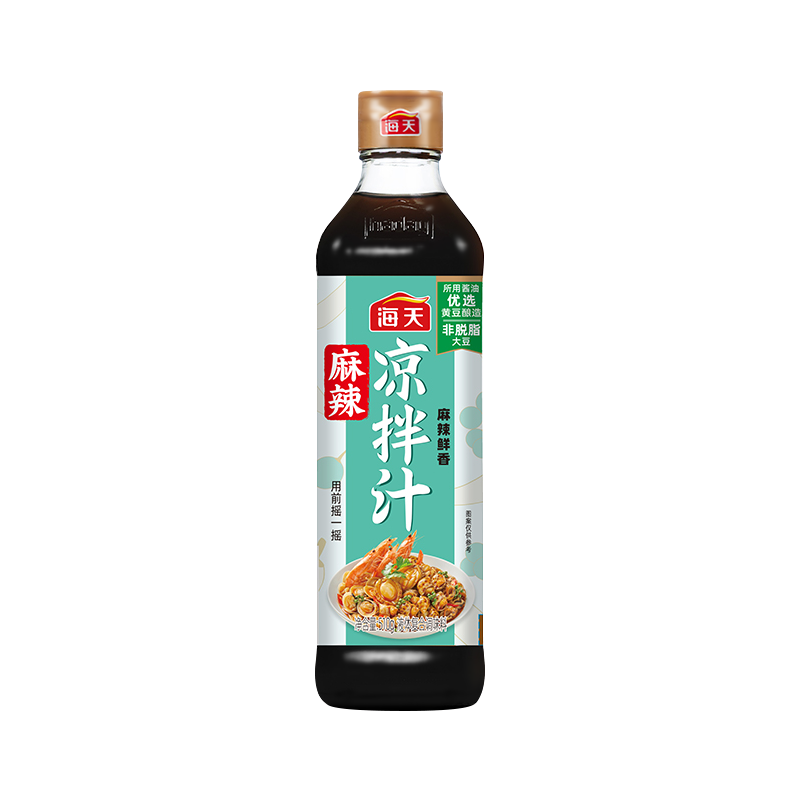 海天麻辣凉拌汁510g家用复合调味汁冷泡汁鲜香海鲜凉拌菜专用蘸料
