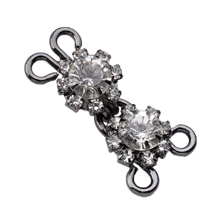 高档金属纽扣水貂皮草大衣风衣女风纪扣搭扣对扣挂钩暗扣隐形扣子