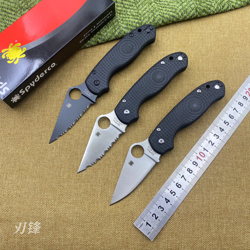 蜘蛛c223轻量小刀户外露营便携瓜果刀小刀