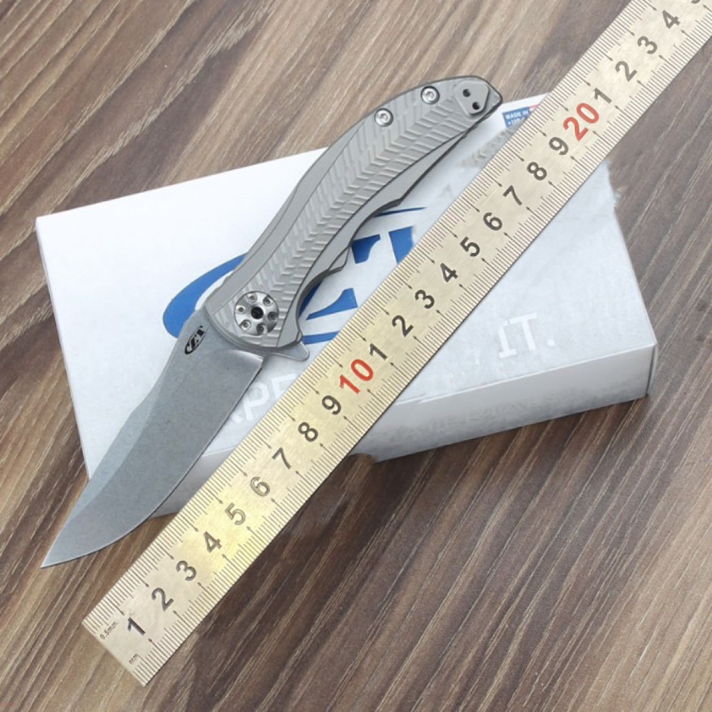 零误差ZT0609折刀高硬度折叠刀钛合金水果刀户外刀具露营小刀