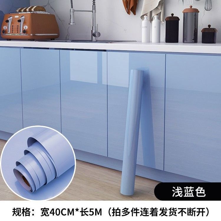 超厚橱柜贴纸自粘家具翻新厨房台面防水防油防潮贴纸衣柜子柜门贴