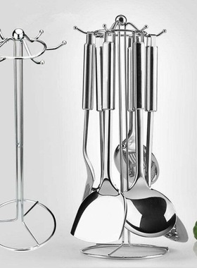 厨房锅铲置物架汤勺子收纳多功能台面用品厨具挂架子