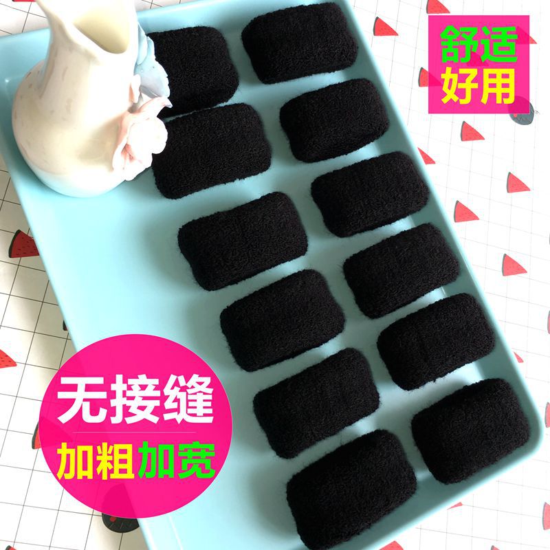 发圈无接缝头绳大号毛巾加粗加厚盘发扎头发橡皮筋高弹力黑色发绳