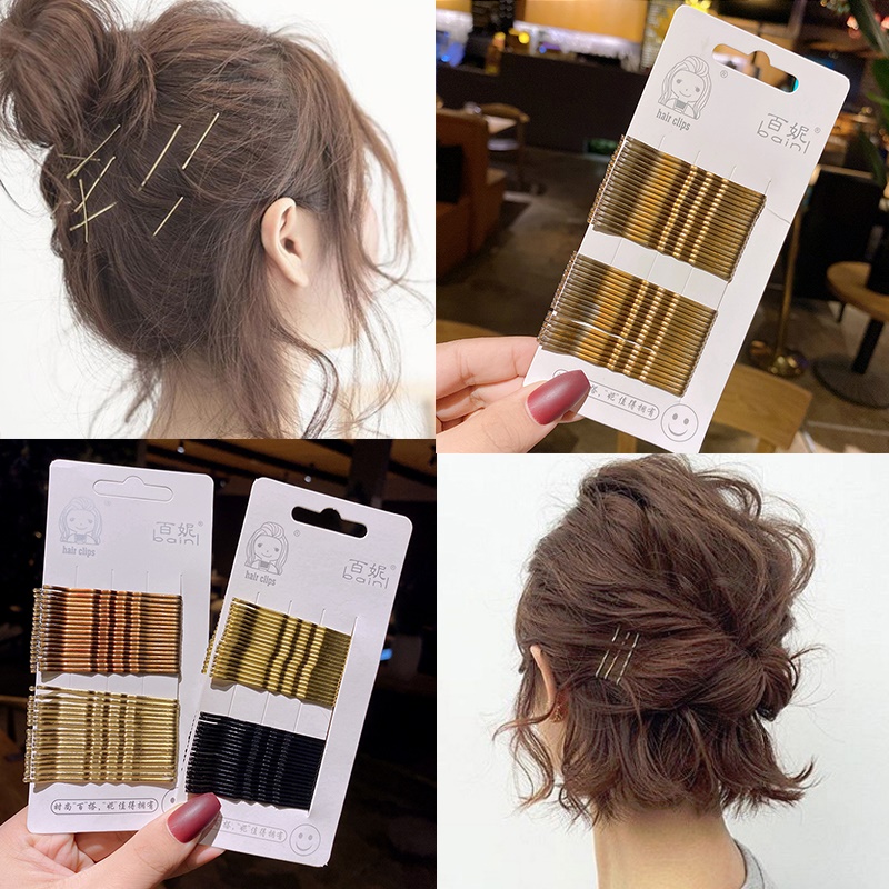 金属发夹边夹一字夹侧边卡子头饰