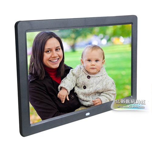 12 -INCH Digital Photo Frame Slim High -Definition Электронный альбом LED поддерживает 1080p High -Definition Advertising Video