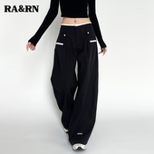 RA&RN撞色阔腿长裤 RA23AW017