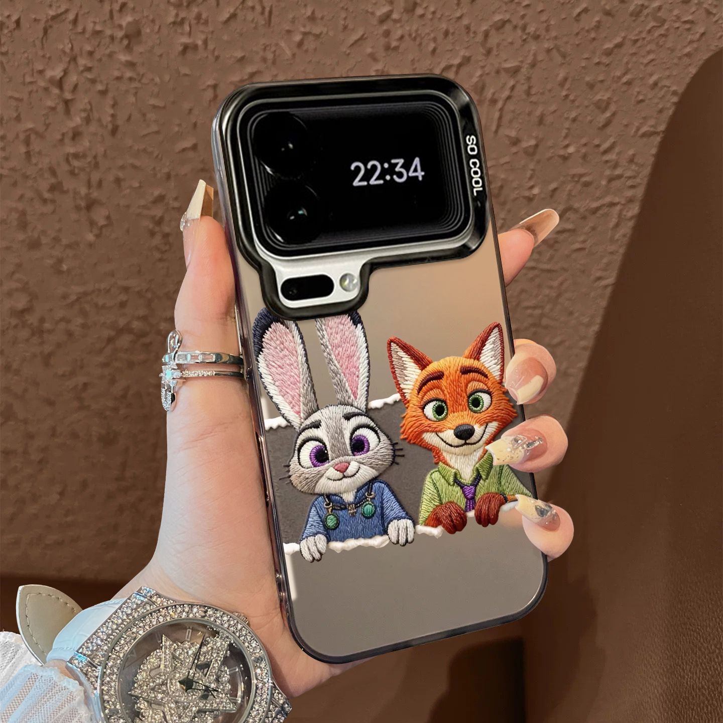 适用于小米17promax手机壳疯狂动物城微笑尼克朱迪彩银高级感12spro外全包11新款男女13套14/15ultra至尊