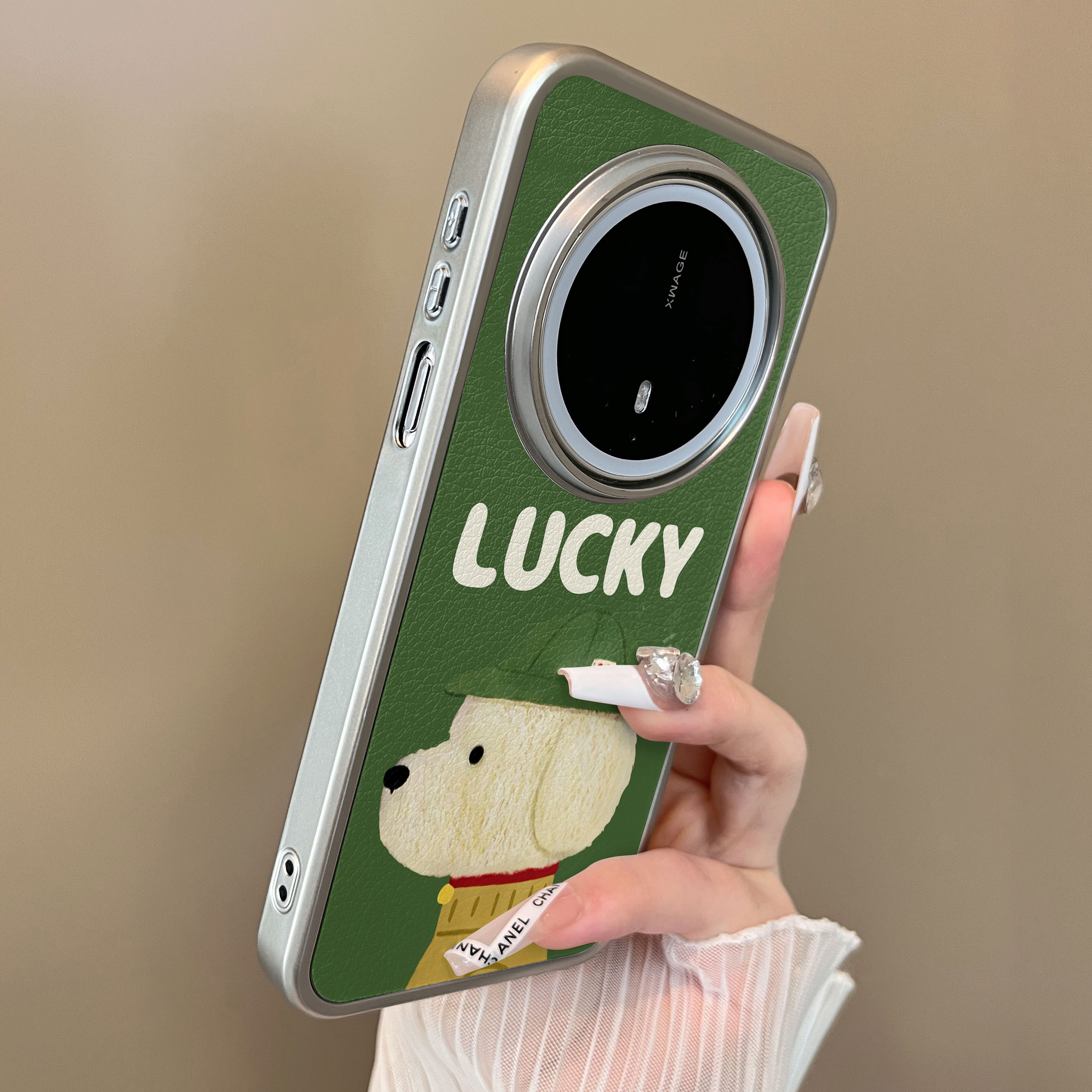 适用于华为mate70proplus手机壳复古帽子小狗二合一小羊皮60pro十支架简约新款50e套防摔男女生mate60pro+