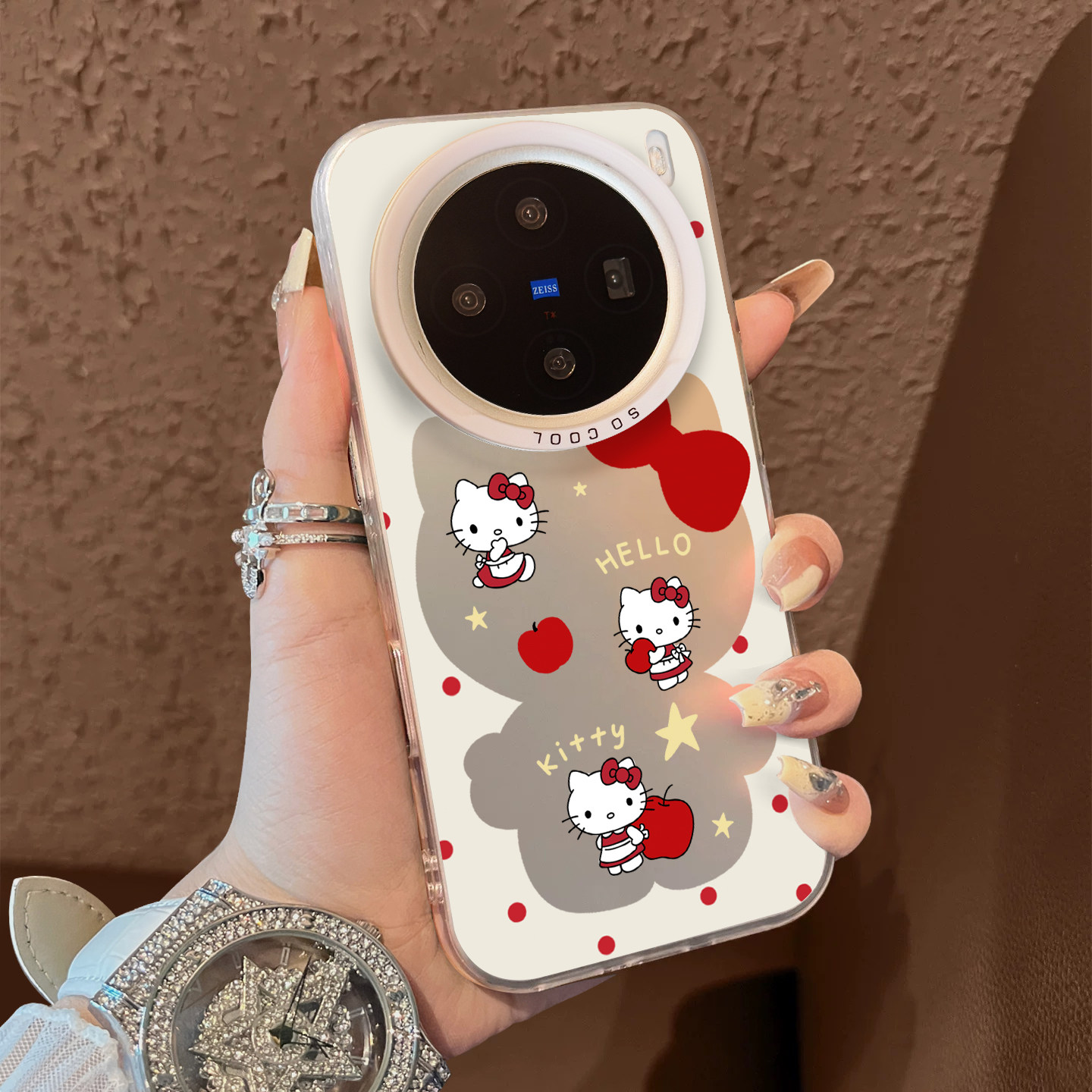 适用于vivox300pro手机壳支架红蝴蝶结苹果猫x100ultra新品80男女款90s彩银60全包70防摔套x200promini,3C数码配件,手机保护套/壳,淘宝优惠券,粉丝福利购,淘宝优惠卷