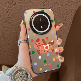 保护套70air 30e防摔男女款 适用于华为mate80promax手机壳彩色圆圈棕红马年支架60简约50e系列彩银40 套新品