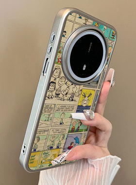 适用于华为mate70proplus手机壳烦恼狗二合一小羊皮60pro十支架简约新款50e套防摔男女生mate60pro+