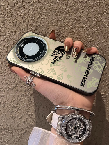 适用彩银华为手机壳简约
