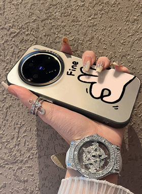 适用于vivox100手机壳比OKx90创意x80新品x70男女款红色彩银简约新年60全包防摔保护套高级感x100pro