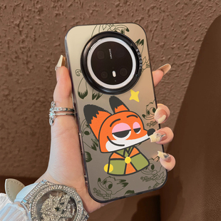 保护套mate70air 30epro防摔男女款 适用于华为mate80promax手机壳线条尼克朱迪支架60简约50系列彩银40 套新品