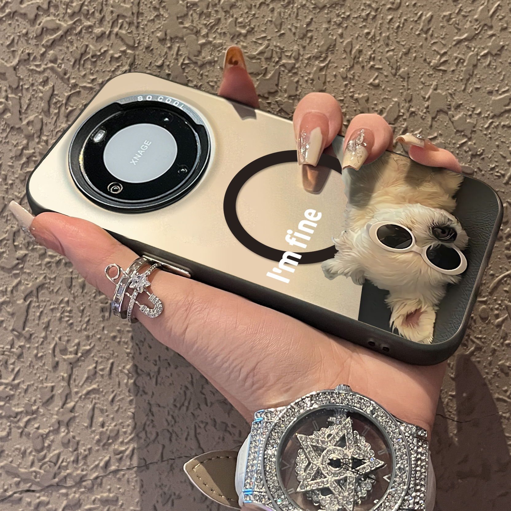 适用于彩银华为手机壳简约
