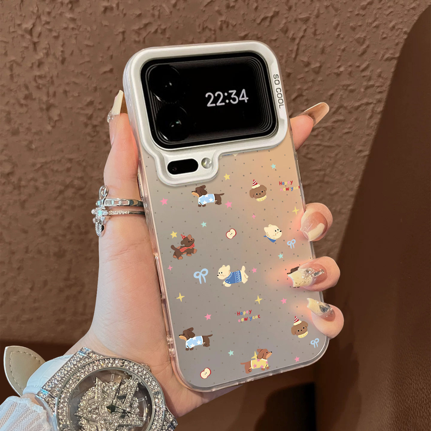 适用于小米17promax手机壳简约蓝黄衣服狗狗彩银高级感12spro外全包11个性创意新款男女13套14/15ultra至尊