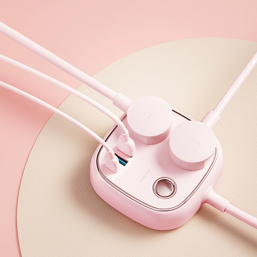Bull Plug -in Girl Heart Cute Plug -в мультипликационном мультфильме с USB -подводной платой ретро -кровать -головка -в общежитии общежития