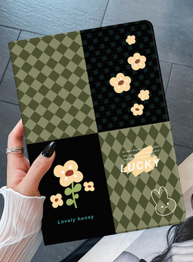 ipad2021保护壳苹果air5套min6平板pro11带笔槽电脑4书本3硅胶5迷你9支架air2新款第五六七八九代20英寸适用